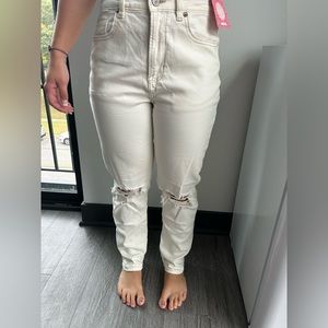 White American eagle jeans